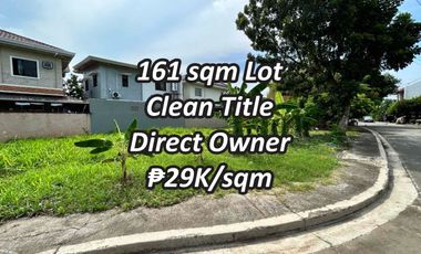 For Sale: 161 sqm Prime Residential Lot in ITC Woodlands, Valenzuela City