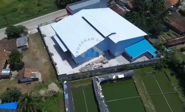 DISEWAKAN - Gudang Baru Jl. Raya soekarno Hatta - Kuduagung, Rangkas Bitung -  Banten