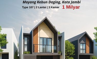 Dijual Rumah Siap Bangun Mayang Kota Jambi