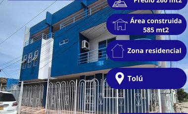 PROPIEDAD EN VENTA O ARRIENDO - TOLU
