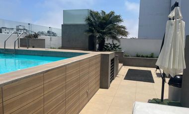 ALQUILO BONITO DPTO AMOBLADO EN SAN ISIDRO VISTA A LA AVENIDA Y BALCON