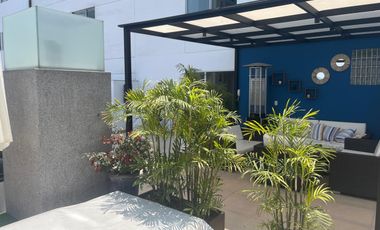 ALQUILO BONITO DPTO AMOBLADO EN SAN ISIDRO VISTA A LA AVENIDA Y BALCON