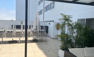 ALQUILO BONITO DPTO AMOBLADO EN SAN ISIDRO VISTA A LA AVENIDA Y BALCON