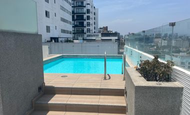 ALQUILO BONITO DPTO AMOBLADO EN SAN ISIDRO VISTA A LA AVENIDA Y BALCON