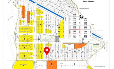 TERRENO EN VENTA EN URBANIZACIÓN ZHARA LOTE #279 Mz Q, PASAJE