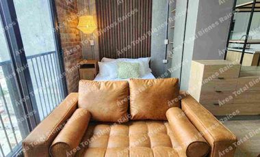 Rentó departamento tipo loft Barrio W, a una cuadra de Macroplaza