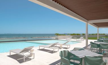 VENTA DEPARTAMENTO FRENTE AL MAR, EN YUCALPETEN RESORT MARINA, PROGRESO, MERIDA