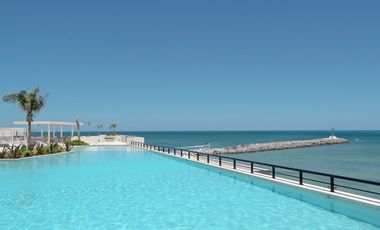 VENTA DEPARTAMENTO FRENTE AL MAR, EN YUCALPETEN RESORT MARINA, PROGRESO, MERIDA