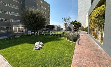 Cañadas del Lago - RENTA. Departamento con 3 recámaras y amenidades