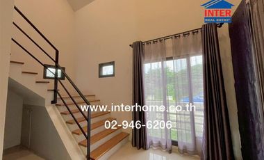 2-storey detached house, 37.2 sq m., Living Loft Village, Lam Luk Ka-Khlong 9, Rangsit-Nakhon Nayok Road, Lam Luk Ka Road, Lam Luk Ka, Pathum Thani