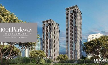 1001 Parkway Residences, Filinvest Alabang - 2 Bedroom Garden Unit
