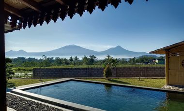 Investasi Villa Furnish Dengan Pemandangan Pegunungan, Magelang.