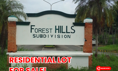 Lot Only For Sale at Forest Hills Subdivision