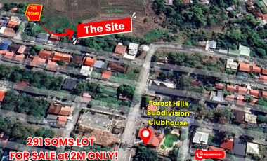Lot Only For Sale at Forest Hills Subdivision
