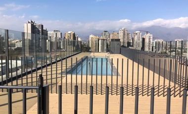 Lindo depto en moderno y nuevo edificio 1D, baño, bodega