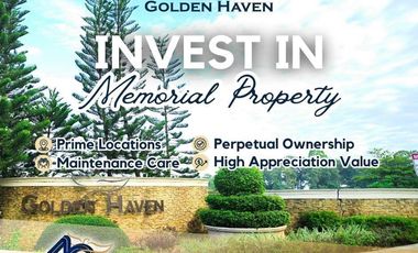 🌿 Golden Haven San Jose Memorial Lot – Lifetime, Income-Generating Investment | Starts at ₱120K!