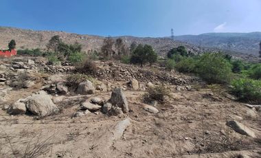 VENTA TERRENO CHOSICA SANTA EULALIA CERCA AL TINAJON 8118 M2 $810,000