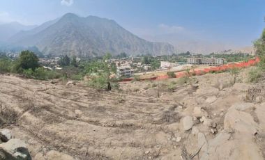 VENTA TERRENO CHOSICA SANTA EULALIA CERCA AL TINAJON 8118 M2 $810,000