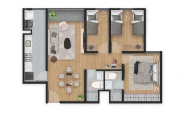 DEPARTAMENTO MODERNO EN ZONA CÉNTRICA CON ÁREAS COMUNES Y SEGURIDAD 24H | BELLAVISTA