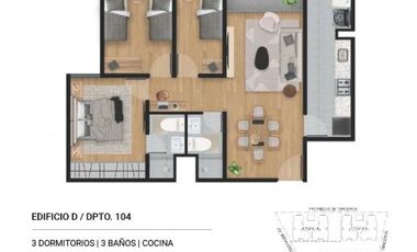 DEPARTAMENTO MODERNO EN ZONA CÉNTRICA CON ÁREAS COMUNES Y SEGURIDAD 24H | BELLAVISTA