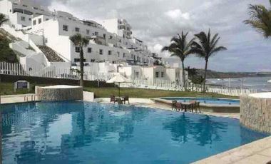 Alquiler de departamento en Manta frente al mar en urbanización privada zona sur