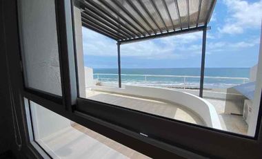 Alquiler de departamento en Manta frente al mar en urbanización privada zona sur