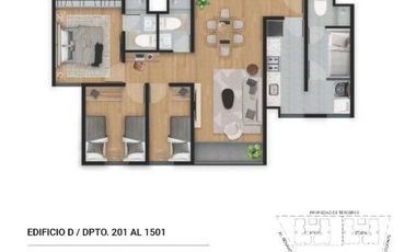 DEPARTAMENTO MODERNO EN ZONA CÉNTRICA CON ÁREAS COMUNES Y SEGURIDAD 24H | BELLAVISTA