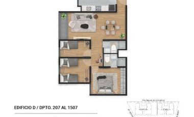 DEPARTAMENTO MODERNO EN ZONA CÉNTRICA CON ÁREAS COMUNES Y SEGURIDAD 24H | BELLAVISTA