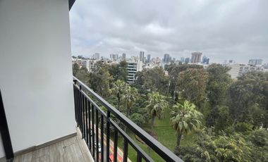 DPTO FLAT BONITO DE ESTRENO EN VENTA EN SAN BORJA CON BALCON EXTERIOR VISTA CON FRENTE A PARQUE