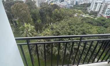 DPTO FLAT BONITO DE ESTRENO EN VENTA EN SAN BORJA CON BALCON EXTERIOR VISTA CON FRENTE A PARQUE