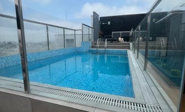 DPTO FLAT BONITO DE ESTRENO EN VENTA EN SAN BORJA CON BALCON EXTERIOR VISTA CON FRENTE A PARQUE