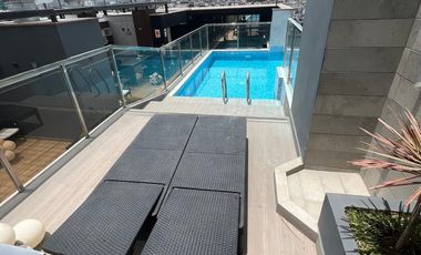 DPTO FLAT BONITO DE ESTRENO EN VENTA EN SAN BORJA CON BALCON EXTERIOR VISTA CON FRENTE A PARQUE