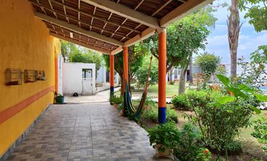 Quinta en venta con casa campestre, alberca, jardín y huerto en Tonalá, Jalisco