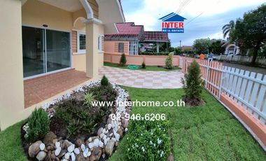 Single-storey detached house, 40 sq m., Phuphalom Village, Nakhon Nayok Bypass, Bung Krabao Intersection, Rangsit-Nakhon Nayok Road, Suwannason Road,