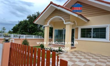 Single-storey detached house, 40 sq m., Phuphalom Village, Nakhon Nayok Bypass, Bung Krabao Intersection, Rangsit-Nakhon Nayok Road, Suwannason Road,