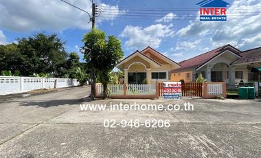 Single-storey detached house, 40 sq m., Phuphalom Village, Nakhon Nayok Bypass, Bung Krabao Intersection, Rangsit-Nakhon Nayok Road, Suwannason Road,