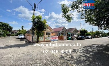 Single-storey detached house, 40 sq m., Phuphalom Village, Nakhon Nayok Bypass, Bung Krabao Intersection, Rangsit-Nakhon Nayok Road, Suwannason Road,