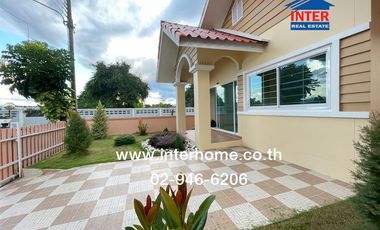 Single-storey detached house, 40 sq m., Phuphalom Village, Nakhon Nayok Bypass, Bung Krabao Intersection, Rangsit-Nakhon Nayok Road, Suwannason Road,