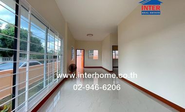Single-storey detached house, 40 sq m., Phuphalom Village, Nakhon Nayok Bypass, Bung Krabao Intersection, Rangsit-Nakhon Nayok Road, Suwannason Road,