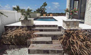 dijual villa beach front ocean view & sunset di tanjung nusa dua Badung Bali