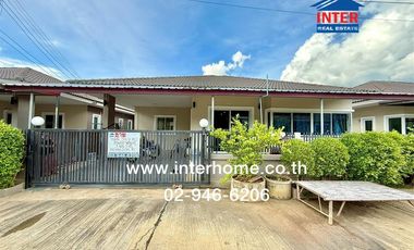Single-storey detached house, 58.9 sq m., Lad Ya Village, Kanchanaburi, Kanchanaburi Road, Rural Highway 3050, Muang Kanchanaburi, Kanchanaburi