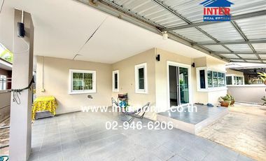 Single-storey detached house, 58.9 sq m., Lad Ya Village, Kanchanaburi, Kanchanaburi Road, Rural Highway 3050, Muang Kanchanaburi, Kanchanaburi