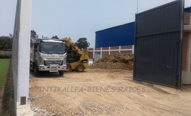 VENTA DE TERRENO DE 1,450 M2. EN LURIN