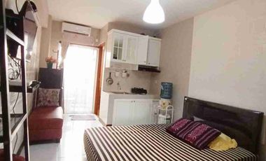 Disewakan satu unit studio di apartemen cinere resort, lantai rendah view kolam renang, 1 km pintu TOL Brigif, strategis