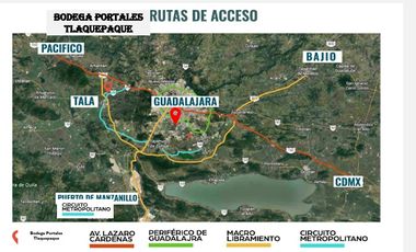 BODEGA PORTALES TLAQUEPAQUE -cerca central de Camiones NUEVA   RENTA