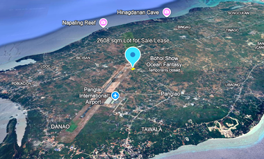 2608 sqm Lot For Lease- Bolod Panglao Island, Bohol