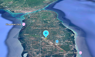 2608 sqm Lot For Lease- Bolod Panglao Island, Bohol