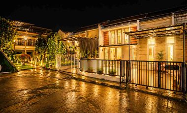 Rumah cluster dalam kompleks Permata Cimanggis Tol Cimanggis ,Kec Tapos Kota Depok – Security 24 Jam CCTV.