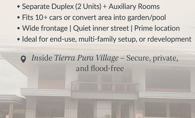 FOR SALE: Rare 800 sqm Premium House & Lot in Exclusive Tierra Pura, Quezon City – ₱120M