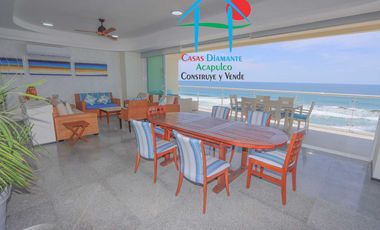 Depa de playa con 3 recámaras, terraza y vista al mar